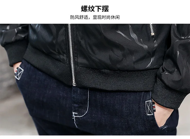 Spring And Autumn Men Jacket New Products Thin Trench Coat Young And Middle-aged Coat Men Slim Fit Casual Tops Men's Printe