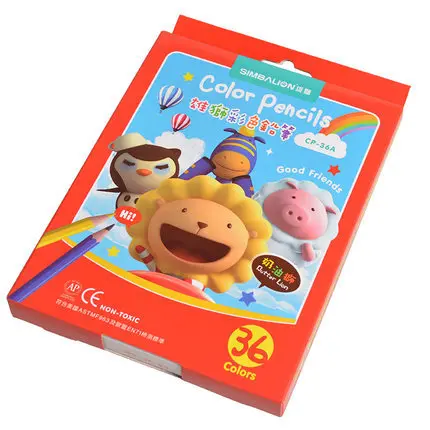 

Lion Colored Pencil 12/24/36 Color Water Soluble Color Pencil Painted Color Lead Students natural detox so hot u bi 24 Color Lea
