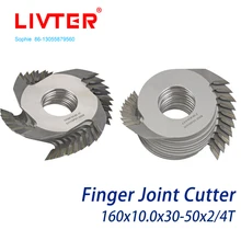 

Livter 1Pc TCT Finger Joint Shaper Cutter for Wood Spindle Moulder Shaper Machine Finger Joint Cutter Cutting Deepth 12mm