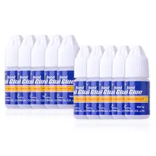 Маникюрные массажные художественные наконечники блестящее акриловое украшение с кисточкой для массажа ногтей розовая этикетка 10 шт(China)