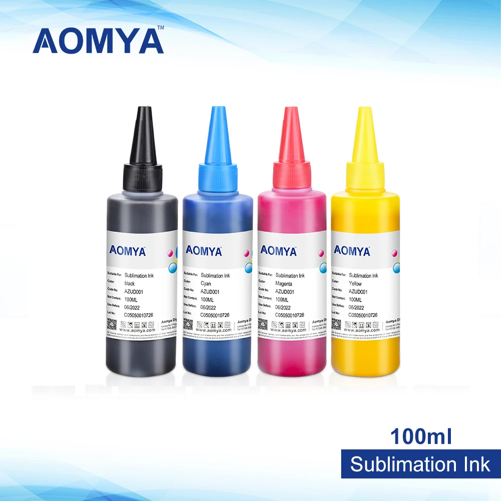 Aomya 4C x 100ml Sublimation Ink Heat 