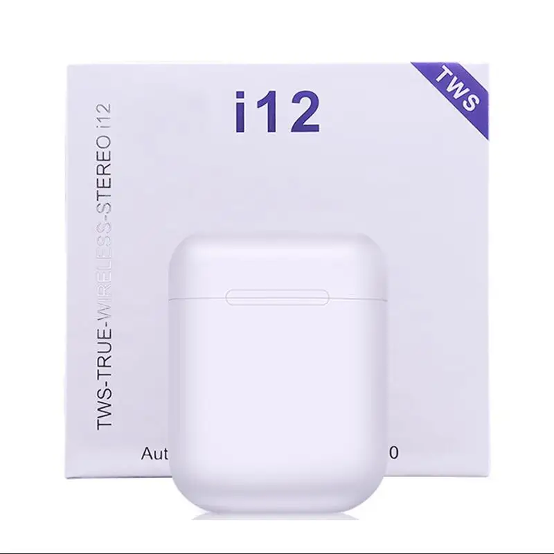 20 шт./лот i12 tws Bluetooth наушники беспроводные наушники Hands free бизнес наушники спортивная Гарнитура Bluetooth Музыкальные наушники