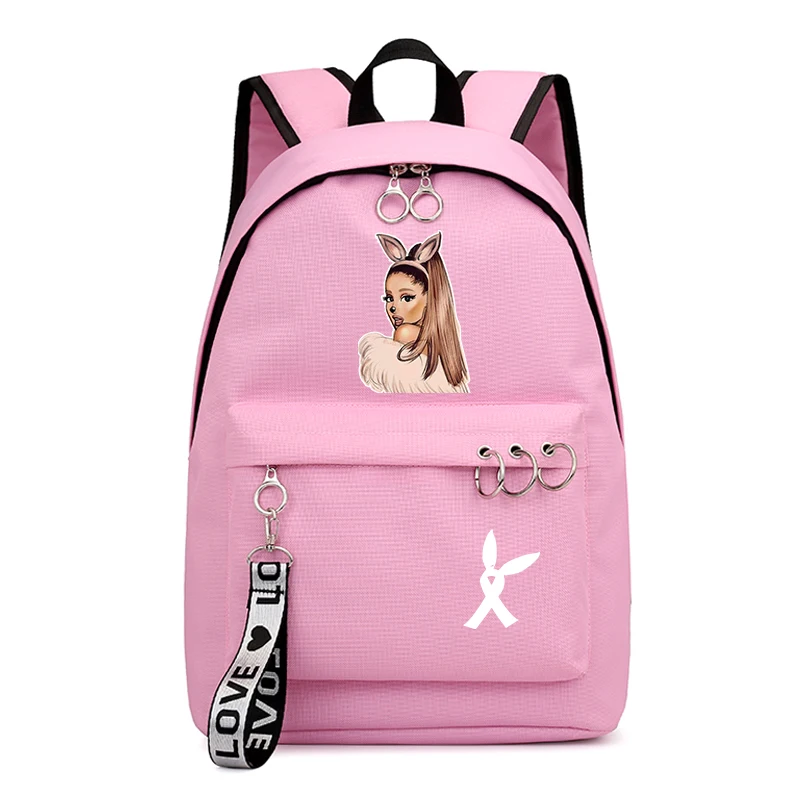Ariana Grande сумки для колледжа и школы sac dos рюкзак для ноутбука вместительные рюкзаки дорожная сумка на плечо для девочки-подростка Bookbag - Цвет: backpacks 23