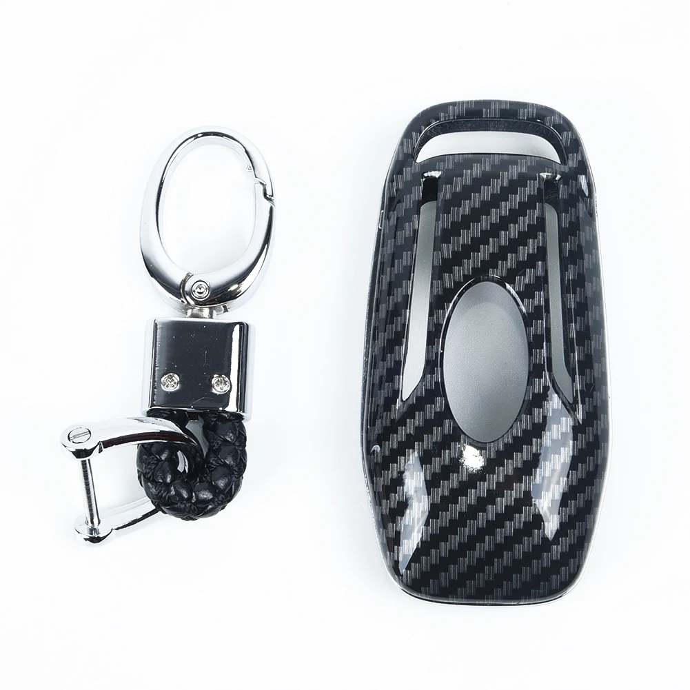 

New Car Smart Key Case Cover Protector Keychain Holder For Ford Fusion 2013-2016