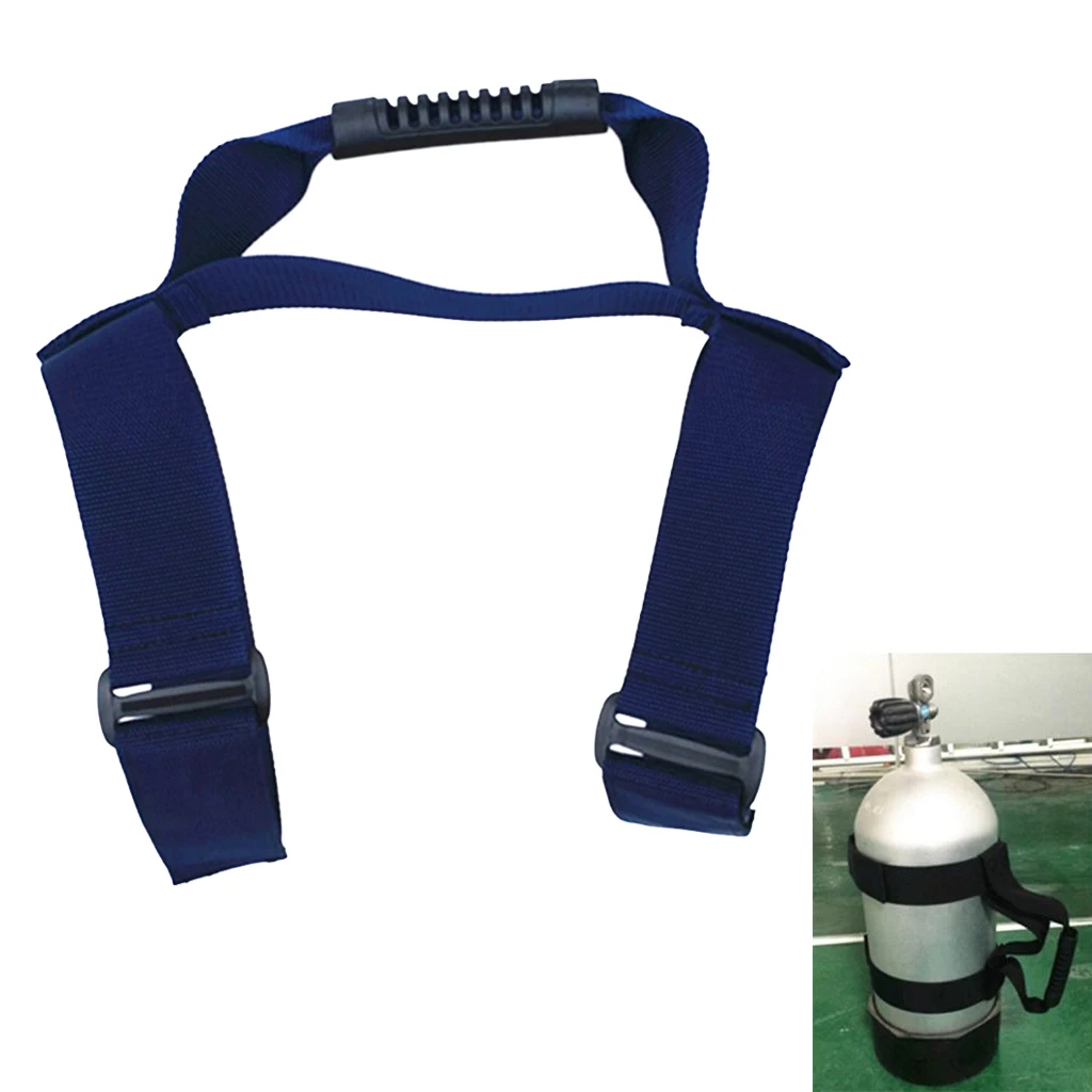 Heavy Duty Dive Cylinder Carry Strap Handle Side Mount For Scuba Diving Tank