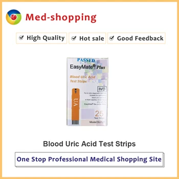 

POCT Blood Uric Acid Test Strips For 4-IN-1 Glucose Cholesterol Uric Acid Hemoglobin Portable Analyzer TUV CE ISO Taiwan Brand