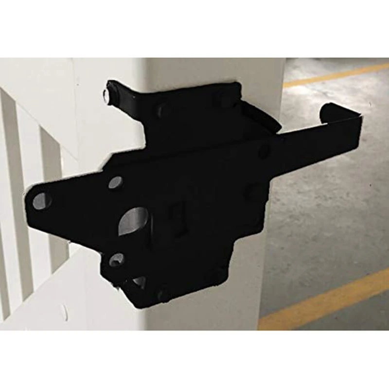 Post Mount Automatic Gravity Lever Wood Fence 4 Pcs Self-Locking Gate Latch