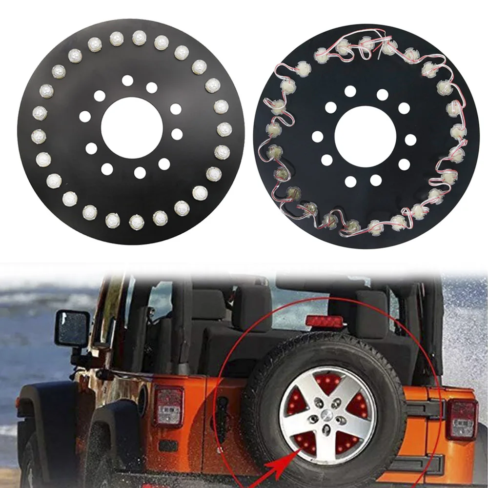 Запасной шиномонтажный светильник светодиодный третий тормозной s для Jeep Wrangler 3-й