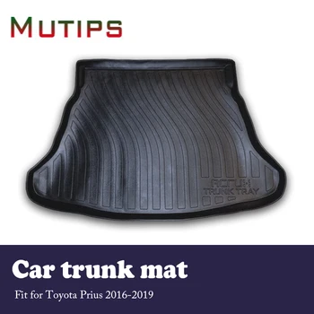 

Mutips Car Cargo rear trunk mat For Toyota Prius 2016 2017 2018 2019 Styling Anti-slip carpet Waterproof mat Car accessories pad
