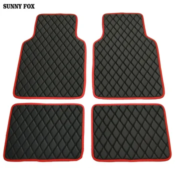 

Universal Car floor mats Case for Land Rover Discovery 3/4 freelander 2 Sport Range Rover Evoque 5D car styling carpet liners