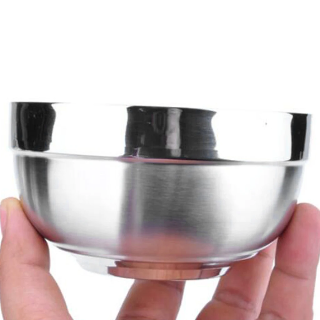 Insulated Stainless Steel Rice Soup Bowl Dinner Salad Serving Bowl Kids Bowl