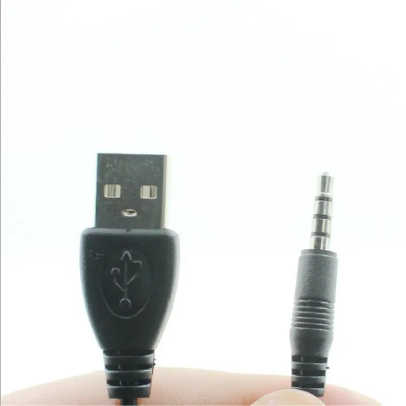 3,5 мм AUX аудио к USB 2,0 Мужской Кабель-переходник для зарядки шнур для автомобиля MP3