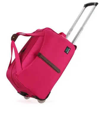 Водонепроницаемый чемодан толстый стиль прокатки чемодан на колесиках женщин путешествия чемодан с колесиками Bolsas De Viaje Mujer - Цвет: Хаки