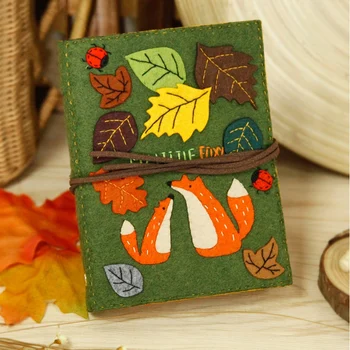 

Non-Woven Hand-Made Crafts Kit DIY Plants Animals Felt Decoration Key Bag Coin Purse Album Material Craft Tools Kit