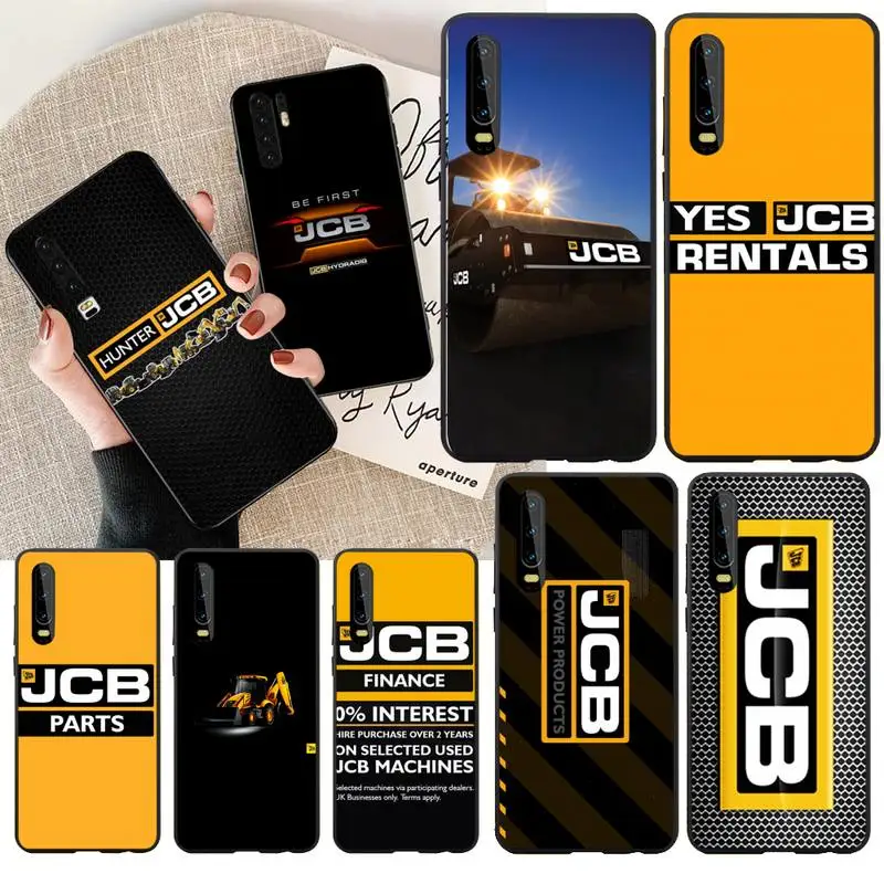 

PENGHUWAN jcb excavator Black Soft Shell Phone Case Capa for Huawei Honor 20 10 9 8 8x 8c 9x 7c 7a Lite view pro