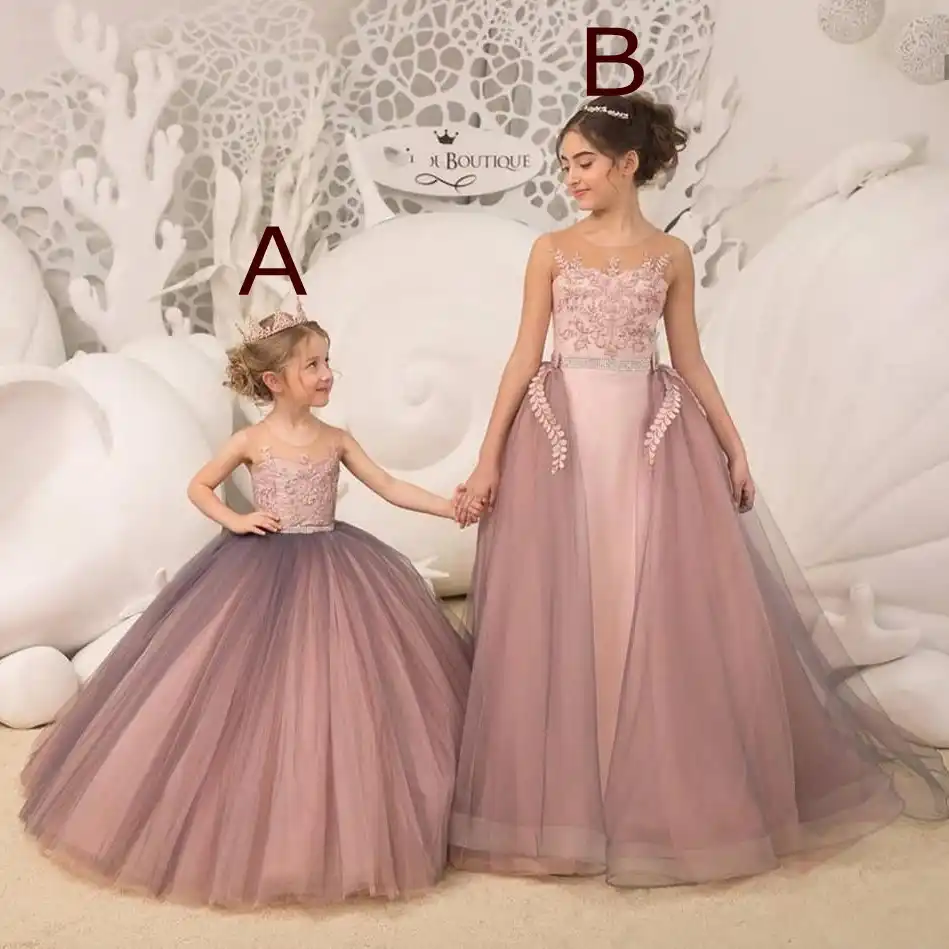 girls dress with tulle