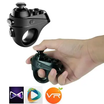 

Wireless Controller Gamepad Mini Ring Wireless VR Remote Game E-book Flip Remote Control Bluetooth 4.0 Joystick for VR