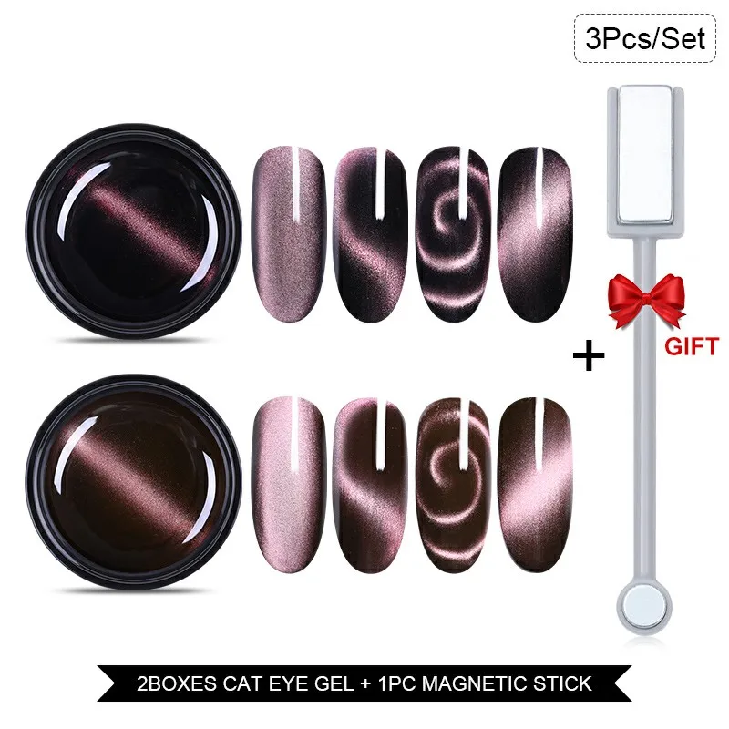 Set 19 PICT вы 4 шт./компл. косметика парфюмерия диспенсер 5 мл 5D солнцезащитные очки "кошачий глаз"-моментальный эффект! УФ гель светодиодный звездное небо нефрит Эффект Био-Гели Soak Off УФ гель-магнитные лазерные ногтей гель лак для Лаки дизайн - Цвет: Set 19