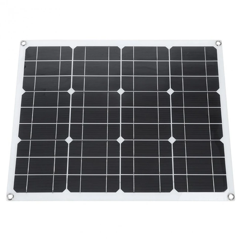 

50W 18V Solar Panel USB Battery Power Charger 10A PWM Solar Controller