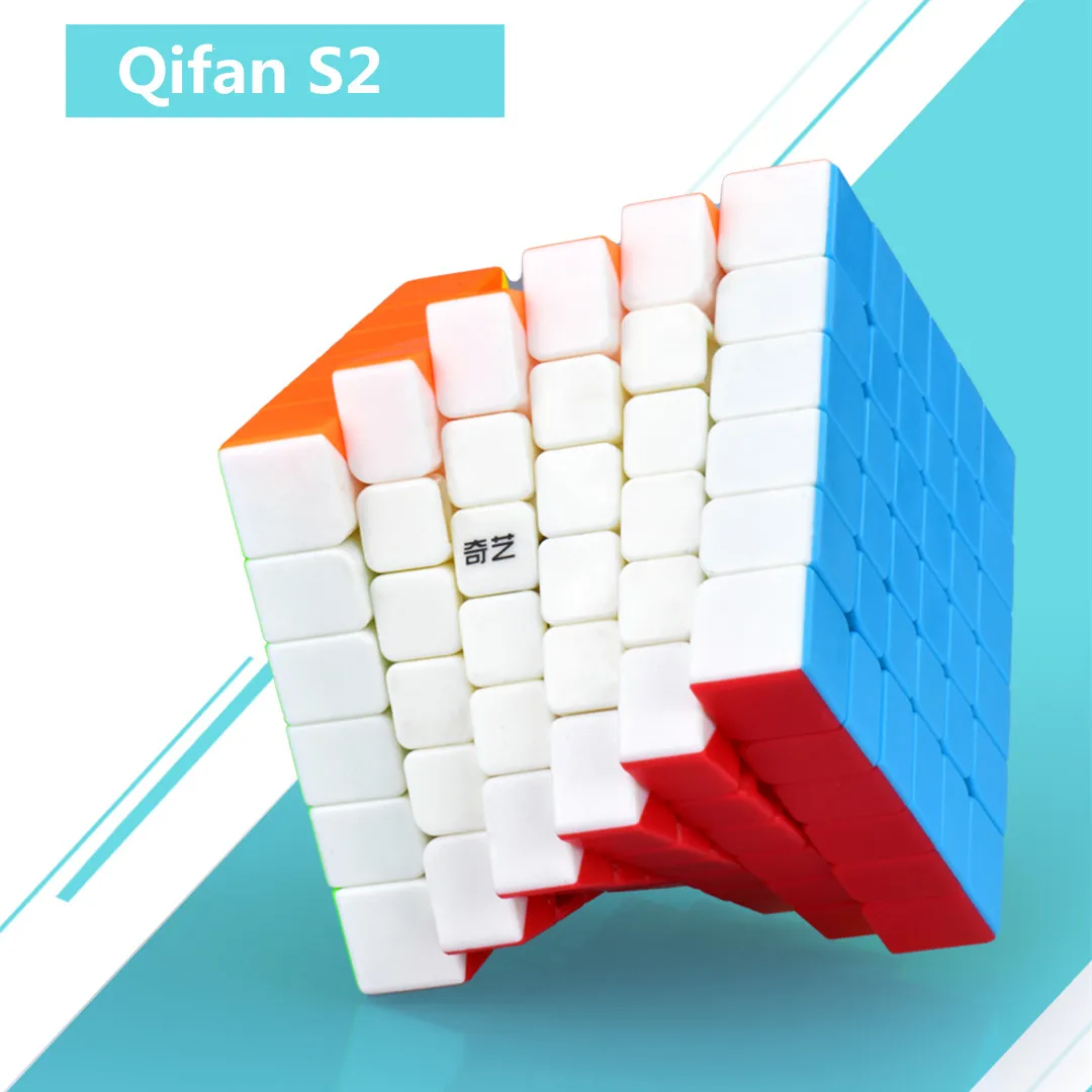 QiYi Qifan S2 6x6x6 магический скоростной куб Qiyi без наклеек Профессиональный 6x6