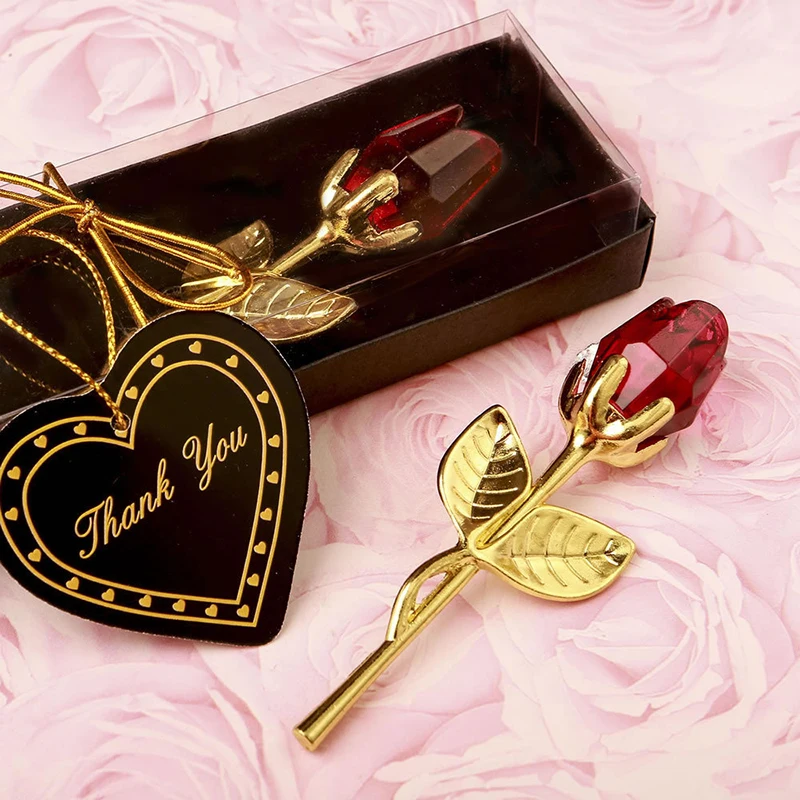 

Crystal Ball Beauty And The Beast Crystal Rose In Box Wine Red Pink Rose Gift Valentine's Mother's Day crystal Rose Flower Gift