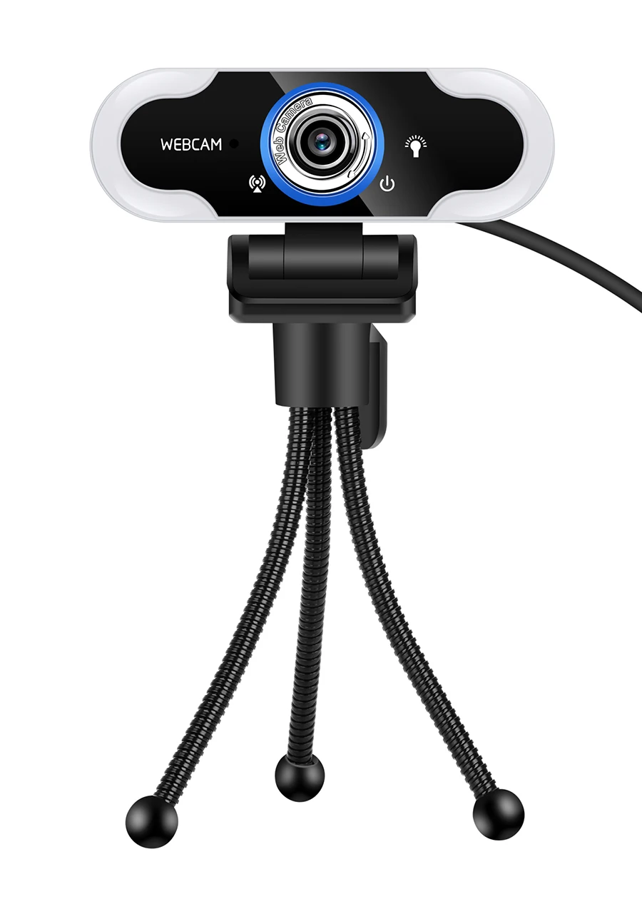 מצלמת רשת Webcam HD עם תאורת LED לחיבור המחשב