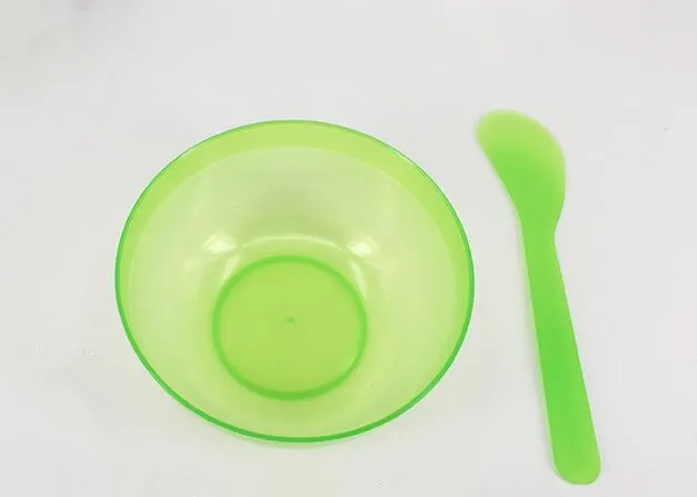 2 шт./компл. Для женщин Леди DIY маска для лица комплект чаша для приготовления маски для лица палочка для перемешивания ложка набор шпателей косметические Красота средство для ухода за кожей - Цвет: Цвет: желтый