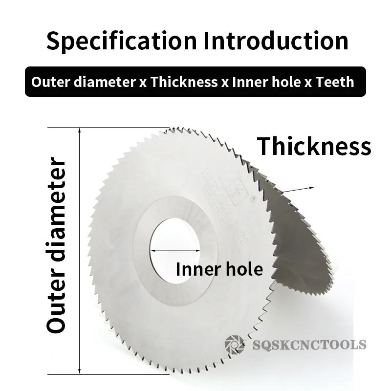 HSS Milling Circular Saw Blade 40mm/50mm/60mm/63mm/75mm/80mm/100mm/125mm Circular Saw Slotting Cutter reciprocating saw blades,carbide saw blade