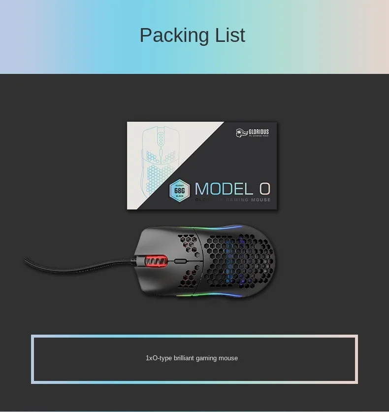 Glorious Model O Wired RGB Gaming Mouse 12000Dpi Lightweight with Pixart® PMW-3360 Sensor 38 H66e783b380cd4d3197c67252f636363bb