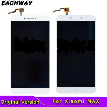 

Black NEW 6.44" Xiaomi Mi MAX LCD Display Touch Screen Digitizer Assembly With Frame Replacement Parts For Xiaomi Mi MAX 2 LCD