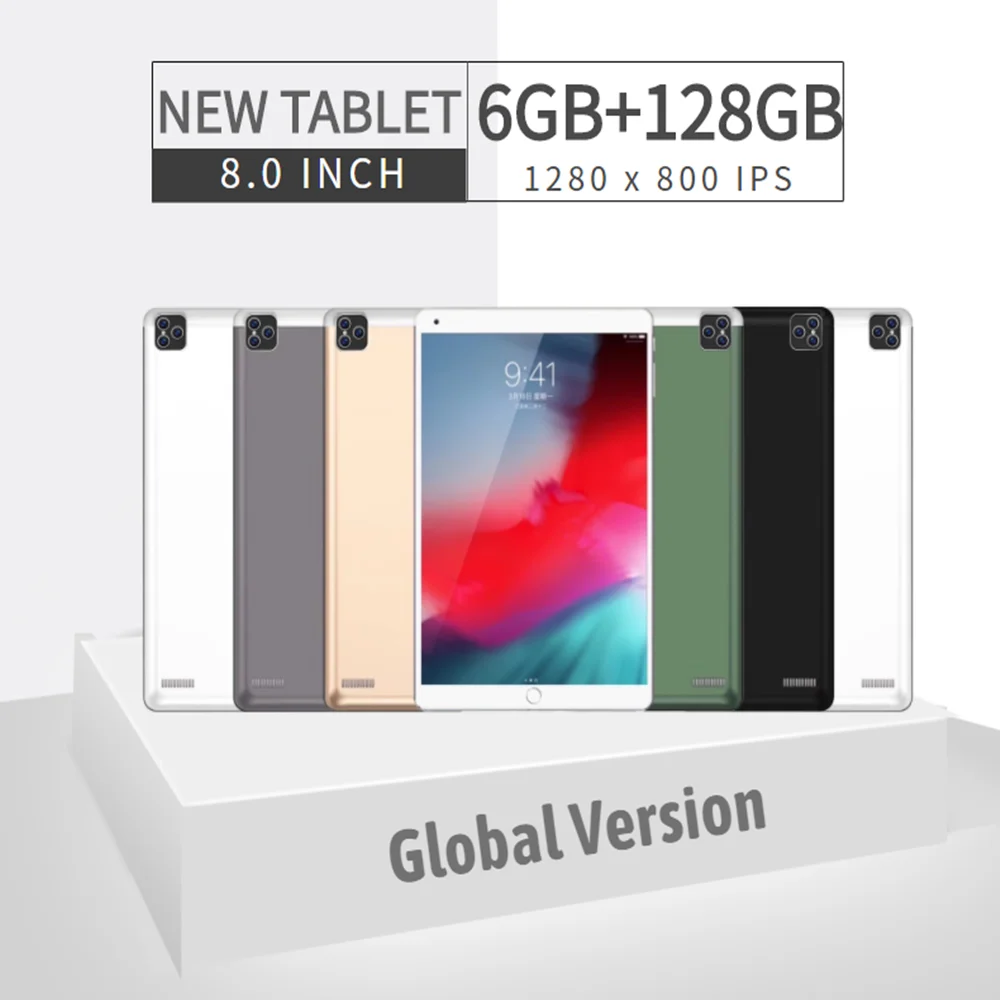 Планшетный ПК Windows 6 ГБ + 128 Гб нетбук 8 0 дюймов планшет 4G 8MP 16MP PAD 10 Core дешевые