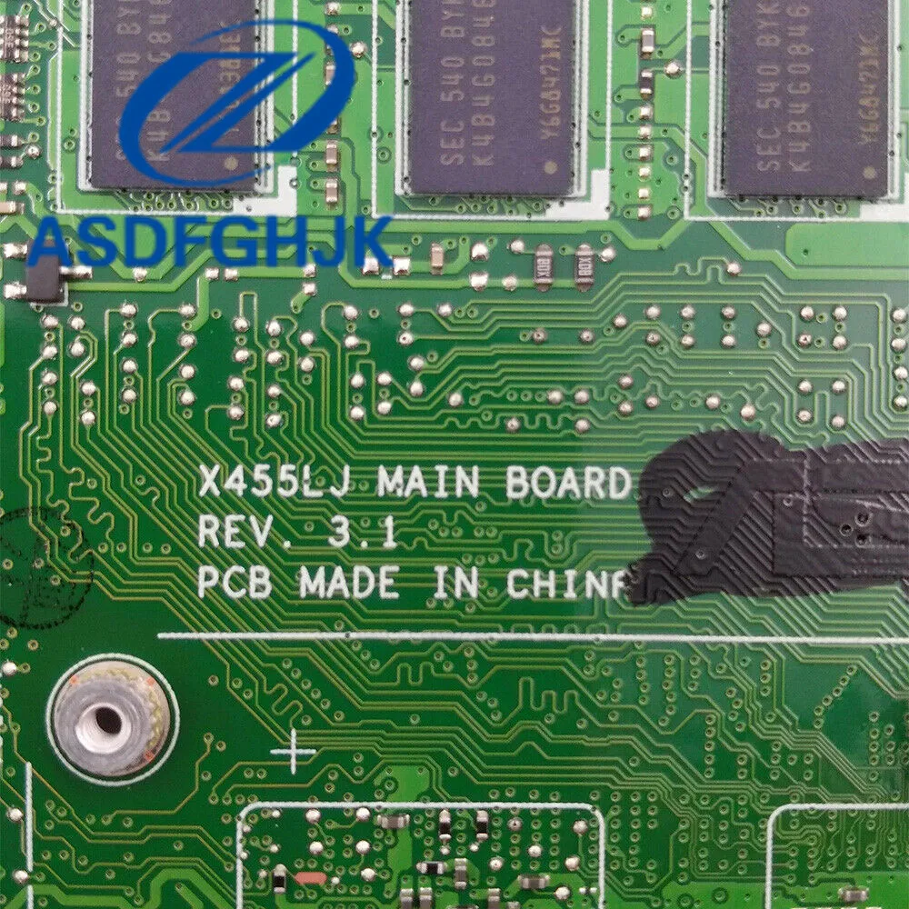  Laptop Motherboard For ASUS X455LJ W419L VM410L Motherboard i5-5200 CPU REV 2.1 GT820M GPU 100% tes