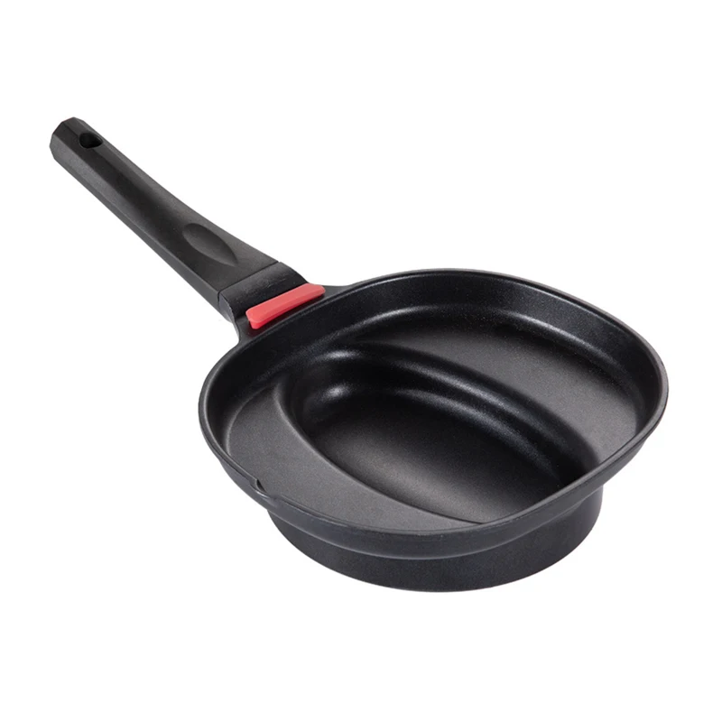 

2020 Newest Kitchen Tool Dining Cookware Pans Kitchen Black Heat Resistant Non-stick Frying Pan Mold For Omelet Rice Making