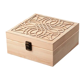 

Wooden Essential Oil Box Set 36 Compartments Essential Oil Packaging Box Organizer Jewelry Storage Crafts