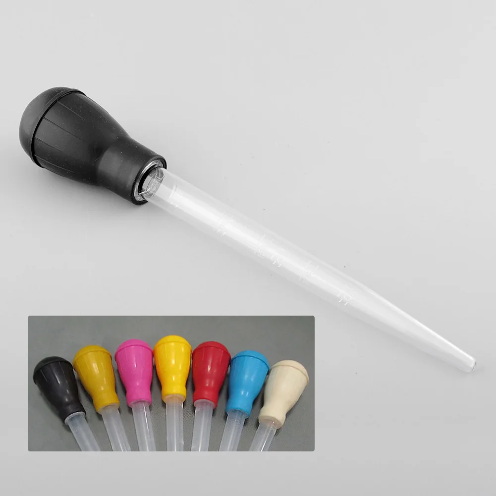 

1Pc Cooking Chicken Turkey Meat BBQ Food Flavour Baster Syringe Tube Pipe 30ml Turkey Baster Decorating Fondant Accessories