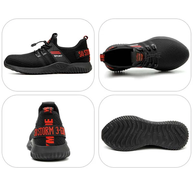 Легкие защитные ботинки для мужчин и женщин дышащие износостойкие рабочие со