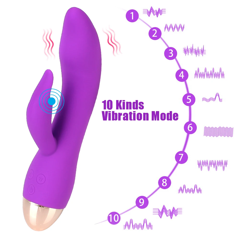 G 10 Frequenz Spot Vibrator Sex Spielzeug Für Frauen Kaninchen Doppel Vibrieren Massagegerät Klitoris Stimulator_voghion.com