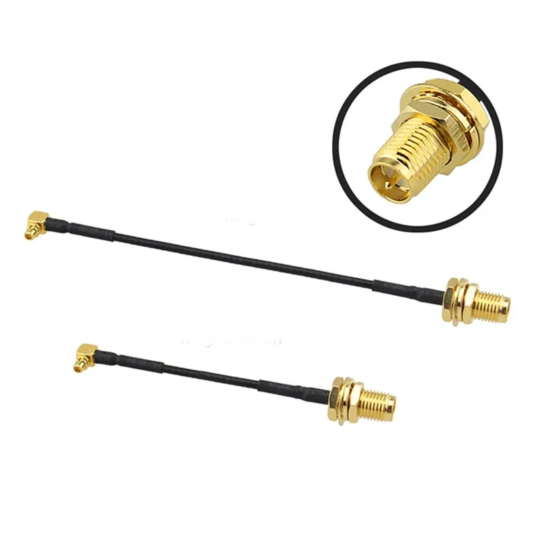 2PCS RJX MMCX Male to RP-SMA Female 70mm/130mm FPV Antenna Adapter Cable Wire for PandaRC VT5804/VT5804PRO/VT5804V2 Model | Игрушки и