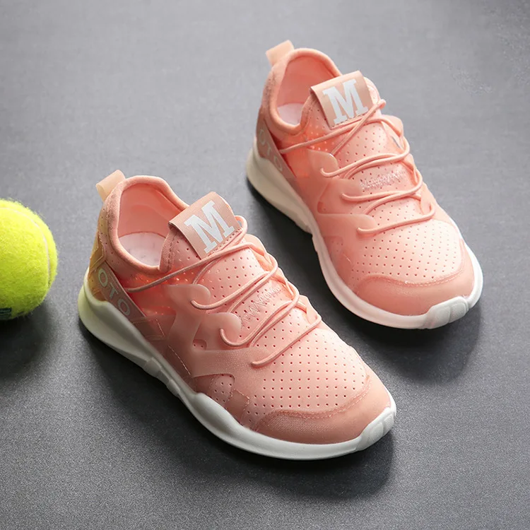 

Habib Bear CHILDREN'S Shoes Summer New Style Girls Athletic Shoes Breathable Running Shoes Men's Big Boy Punched Sheet Surface W