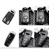 2022 Car Key Cover New ABS Carbon fiber Covers For Audi A1 A3 A4 A5 A6 A7 A8 B9 Quattro TT TTS 8S Q3 Q5 Q7 2009-2017 Ring ► Photo 2/6