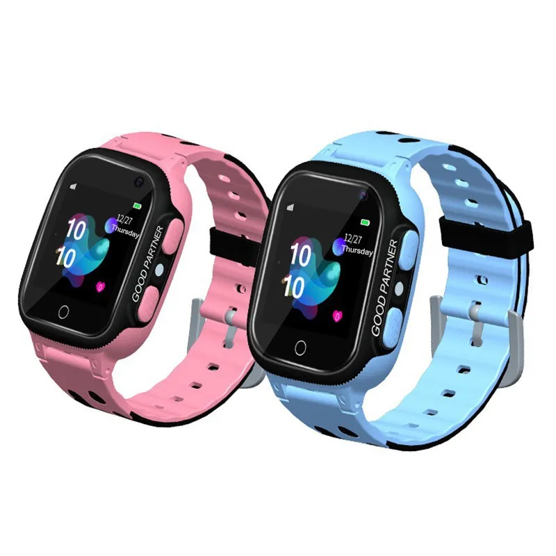 Детские Смарт часы SOS телефон для детей с Sim картой фото водонепроницаемый IP67