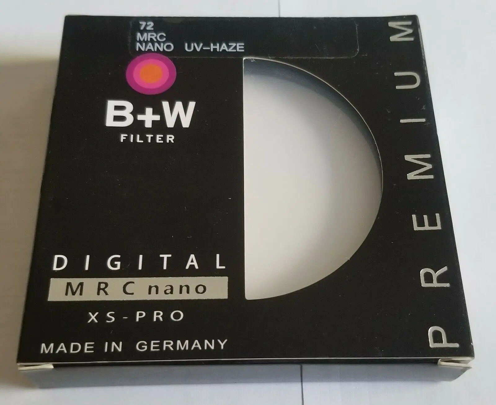 B+W 72mm XS-Pro Digital 72 010 UV-Haze MRC nano Filter 