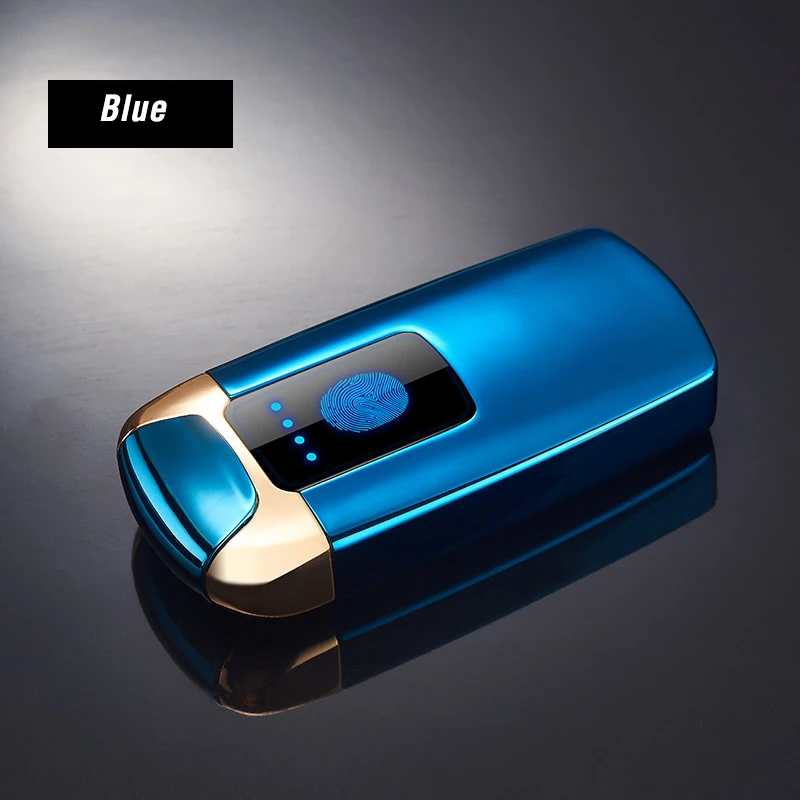 Новая двойная дуговая USB Электронная зажигалка для сигарет Сенсорное чувство