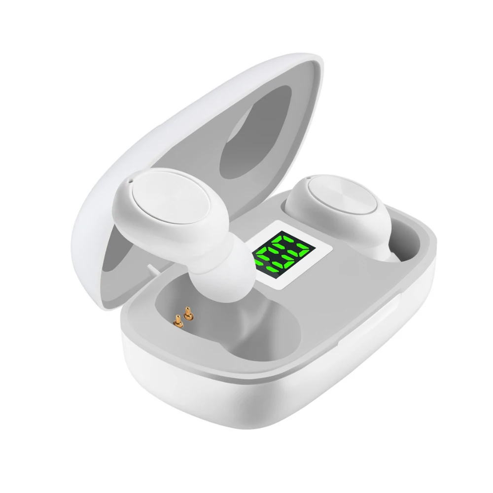 P10 TWS, беспроводные стерео Bluetooth наушники 5,0, сенсорные наушники-вкладыши, управление басами, Bluetooth гарнитура, беспроводные наушники - Цвет: Белый