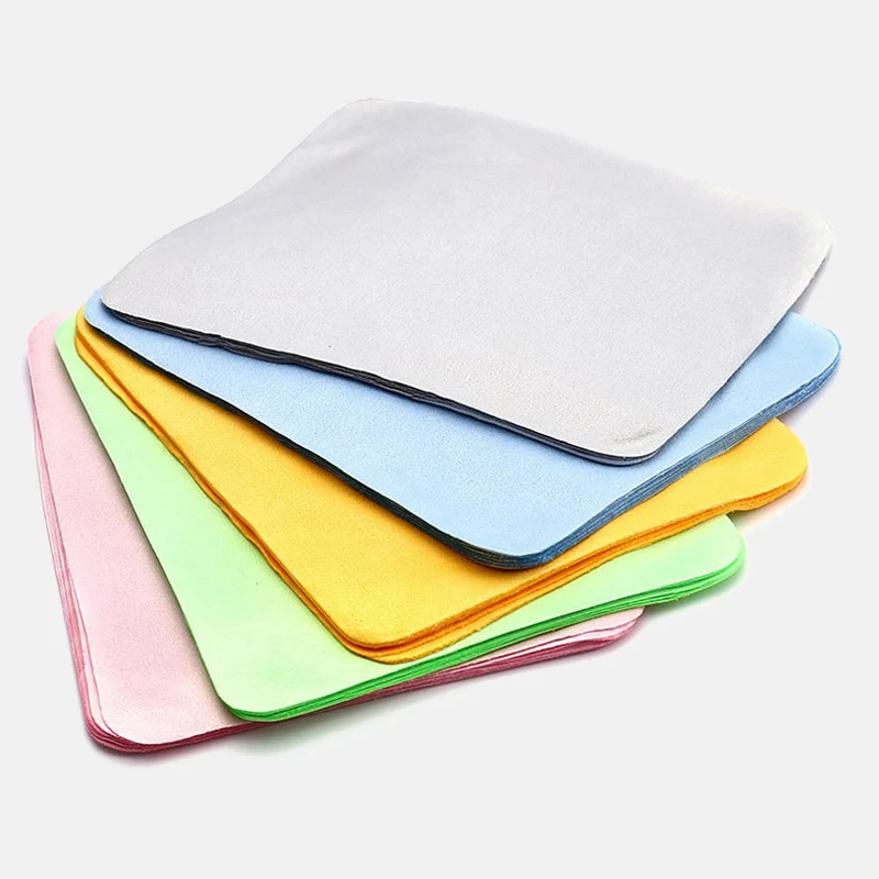 5 pcs/lots High Quality Microfiber Glasses Cleaning Cloth For Lens Chamois Glasses Cleaner Phone Screen Eyewear Cleaning Wipes