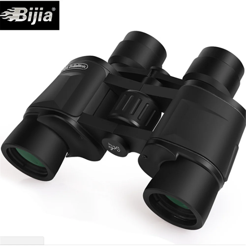 BIJIA бинокль HD высокой мощности военного ночного видения неинфракрасного для взрослых, металлическая телескоп для концертов