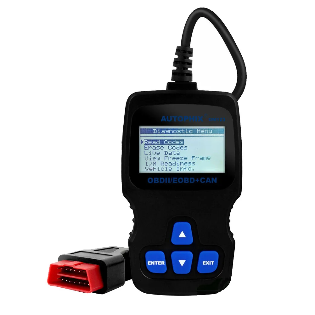 ##BUY Engine Analyzer Handheld Vehicle Test Multi Language LCD Display OBD2 Automotive Scanner Check Scan Tool Car Fault Code Reader