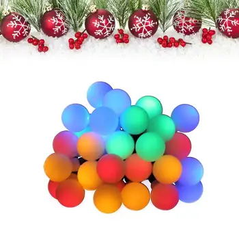 

LED Sphere Ball Shape Light String Solar Powered Christmas Decoration 6.3 M