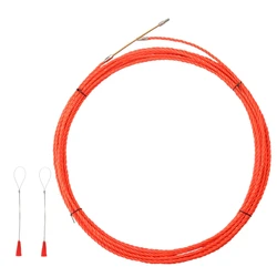 Threader elétrico durável vermelho 5/10/15/20m fio fio elétrico threader fio extrator e peixe fita prendedor ferramenta