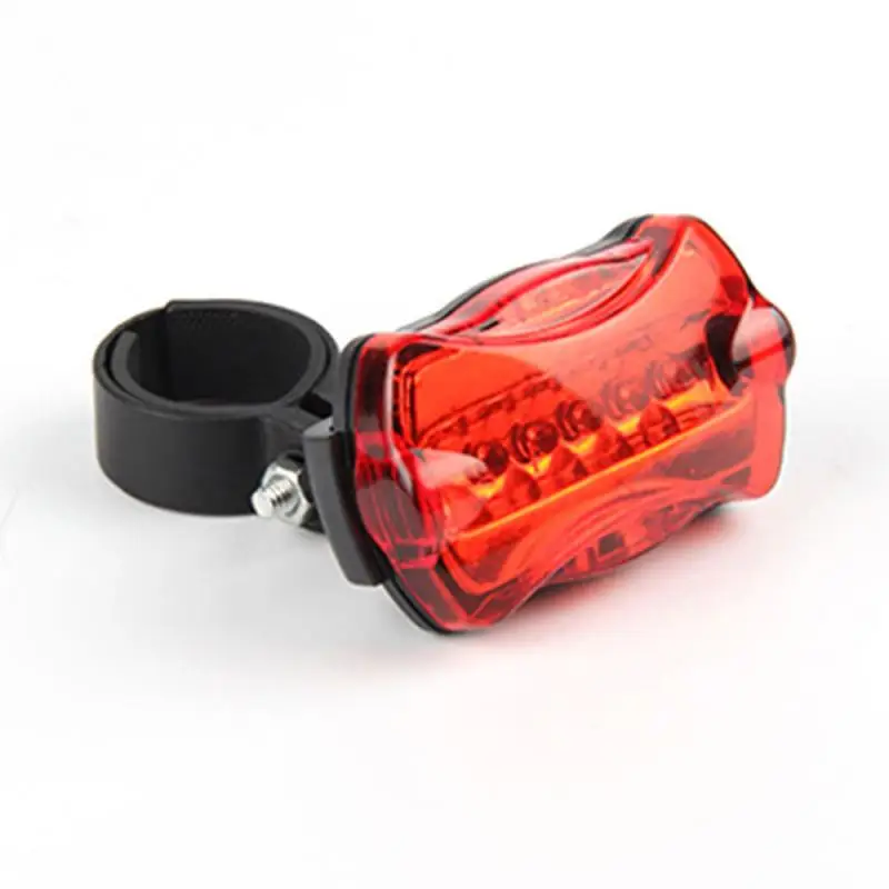 Bright Bike Light Rear Lamp Set Bicycle Cycling Light 5 LED Tail Lights Safety Warning Lamp 7 Flash Modes Bike Accessories